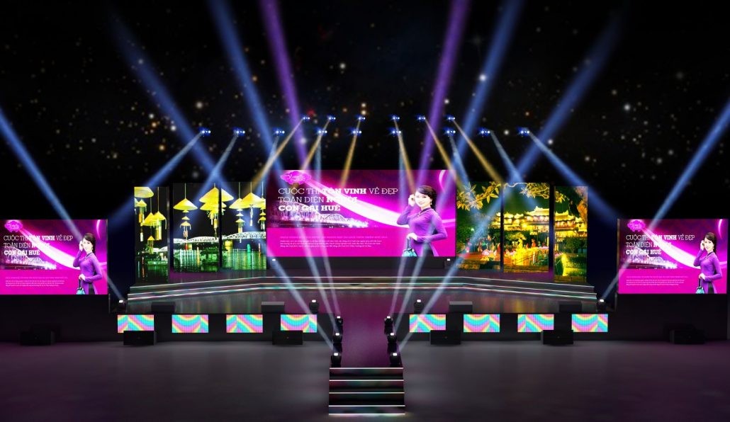 Thiết kế sân khấu sự kiện - Luxtour 12