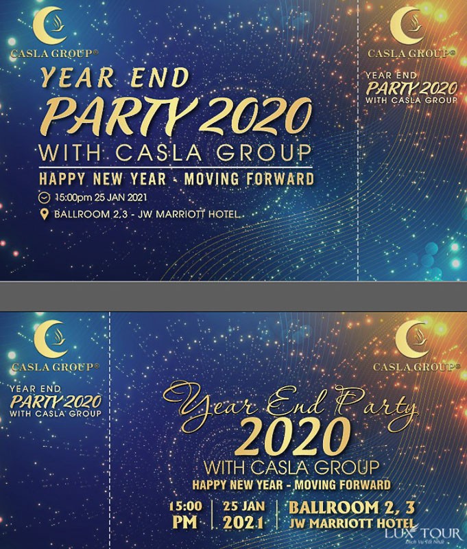 Thiệp mời Year End Party: 1000+ mẫu đẹp miễn phí