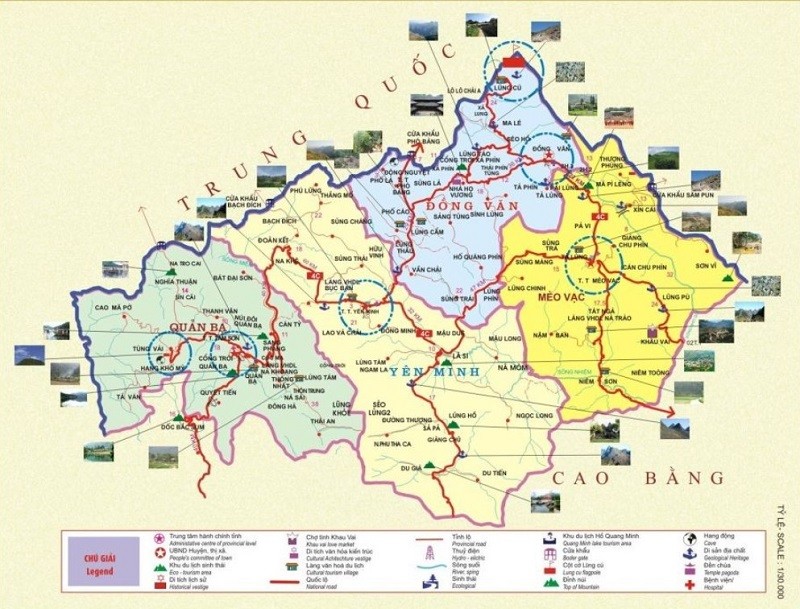 Bản đồ du lịch Hà Giang