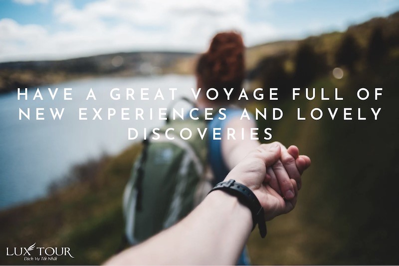 Have a great voyage full of new experiences and lovely discoveries